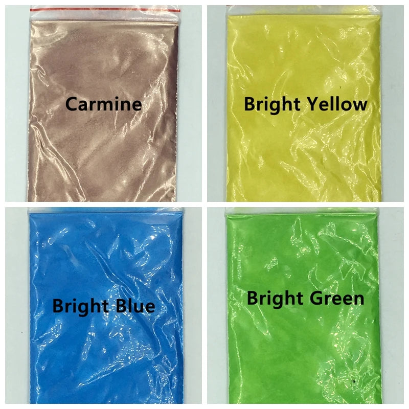 10g Mica Powder Pigment for Nail Glitter.Cosmetic, Resin with Pearlescent Pearl Luster, for DIY Soap Making, for Slime, DIY Craf