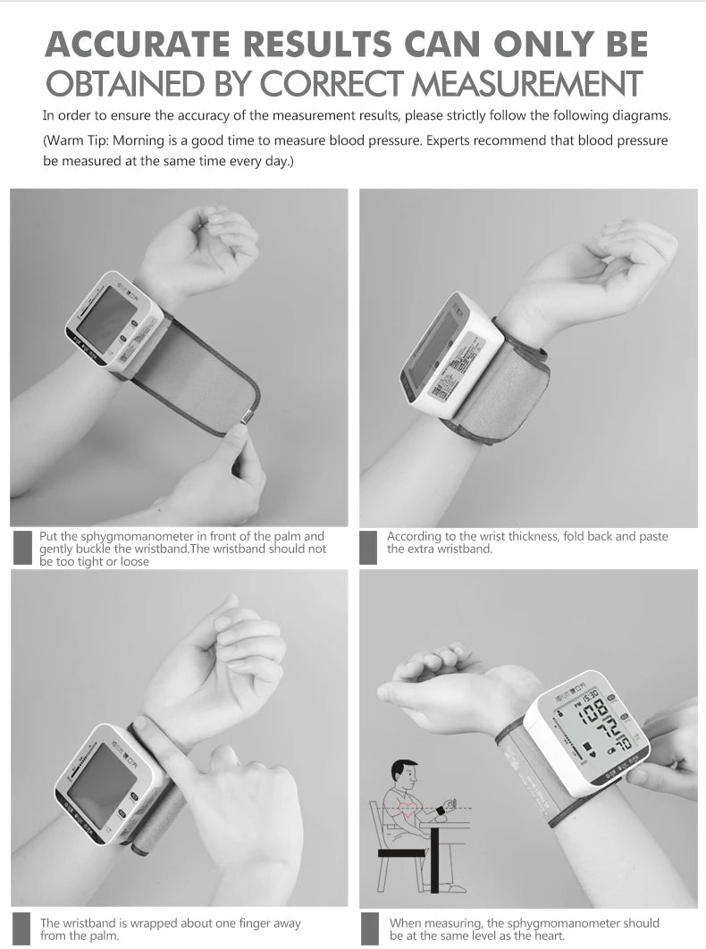 Tensiometer Or Finger Oximeter Medical Digital Blood Pressure Monitor Heart Rate Pulse Meter Household Automatic Tonometer