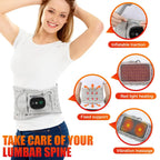 Inflatable Decompression Belt with Rechargeable Battery Inflatable Lumbar Traction Device Heating Waist Massage Back Pain Relief - Nexvibe