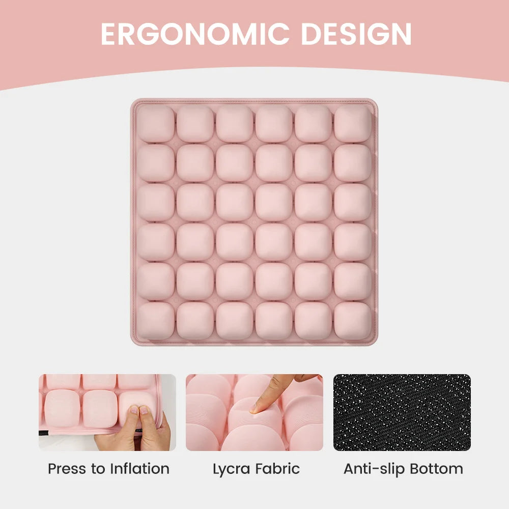 Inflatable Seat Cushion 3D Air Seat Cushion Inflatable Chair Pad for Office Chair Wheelchair