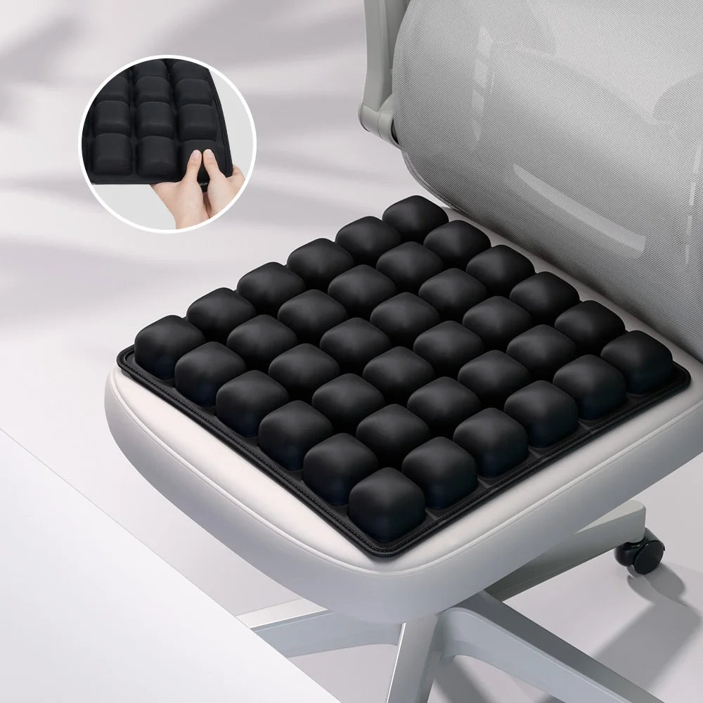 Inflatable Seat Cushion 3D Air Seat Cushion Inflatable Chair Pad for Office Chair Wheelchair