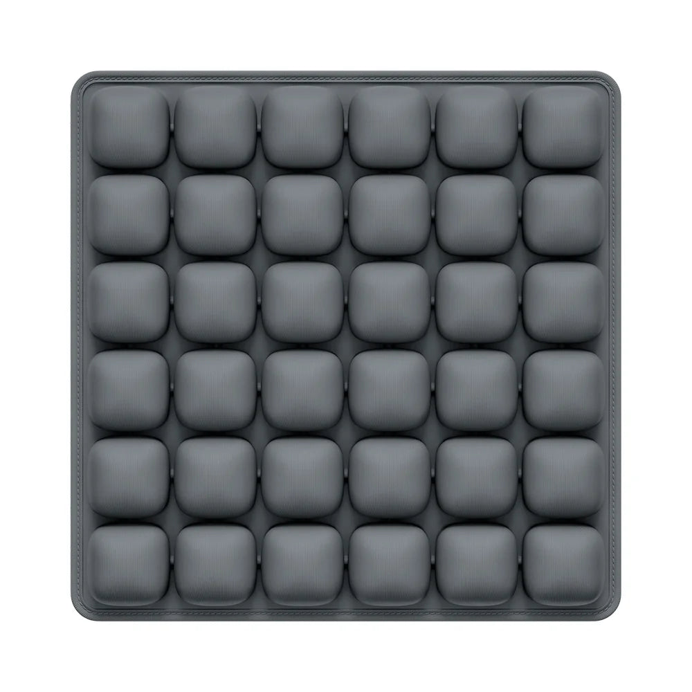 Inflatable Seat Cushion 3D Air Seat Cushion Inflatable Chair Pad for Office Chair Wheelchair - 002-HG001DAG01 / 44x44cm