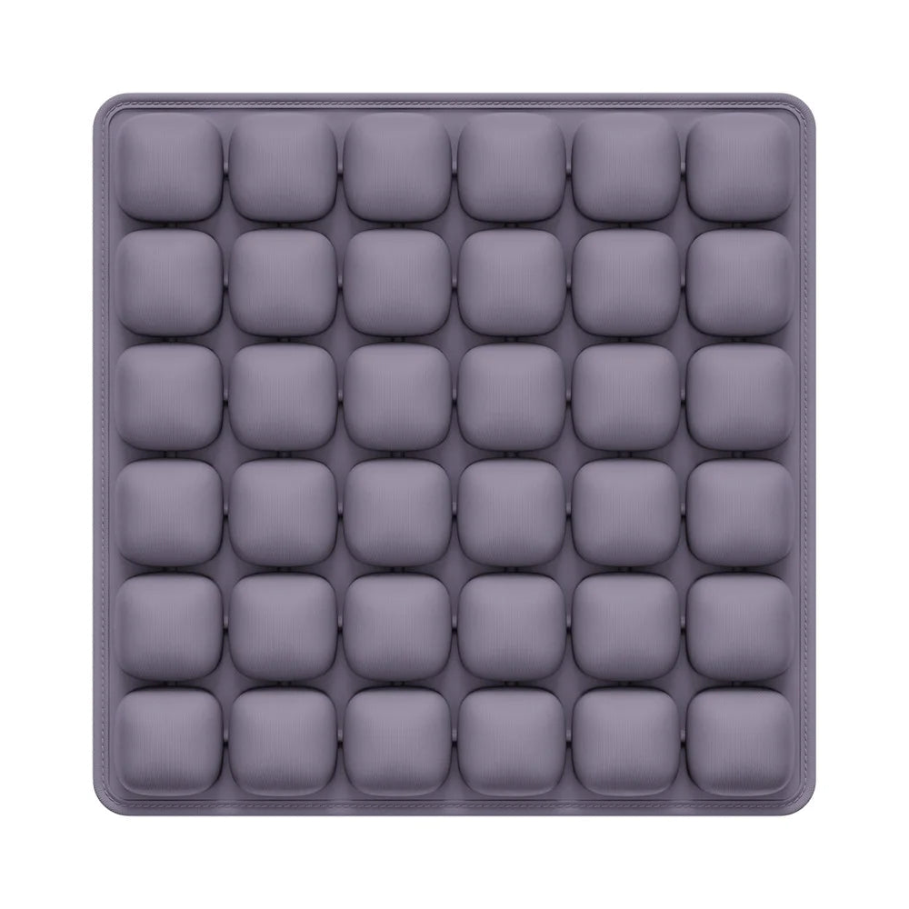 Inflatable Seat Cushion 3D Air Seat Cushion Inflatable Chair Pad for Office Chair Wheelchair - 006-HG001PUR01 / 44x44cm
