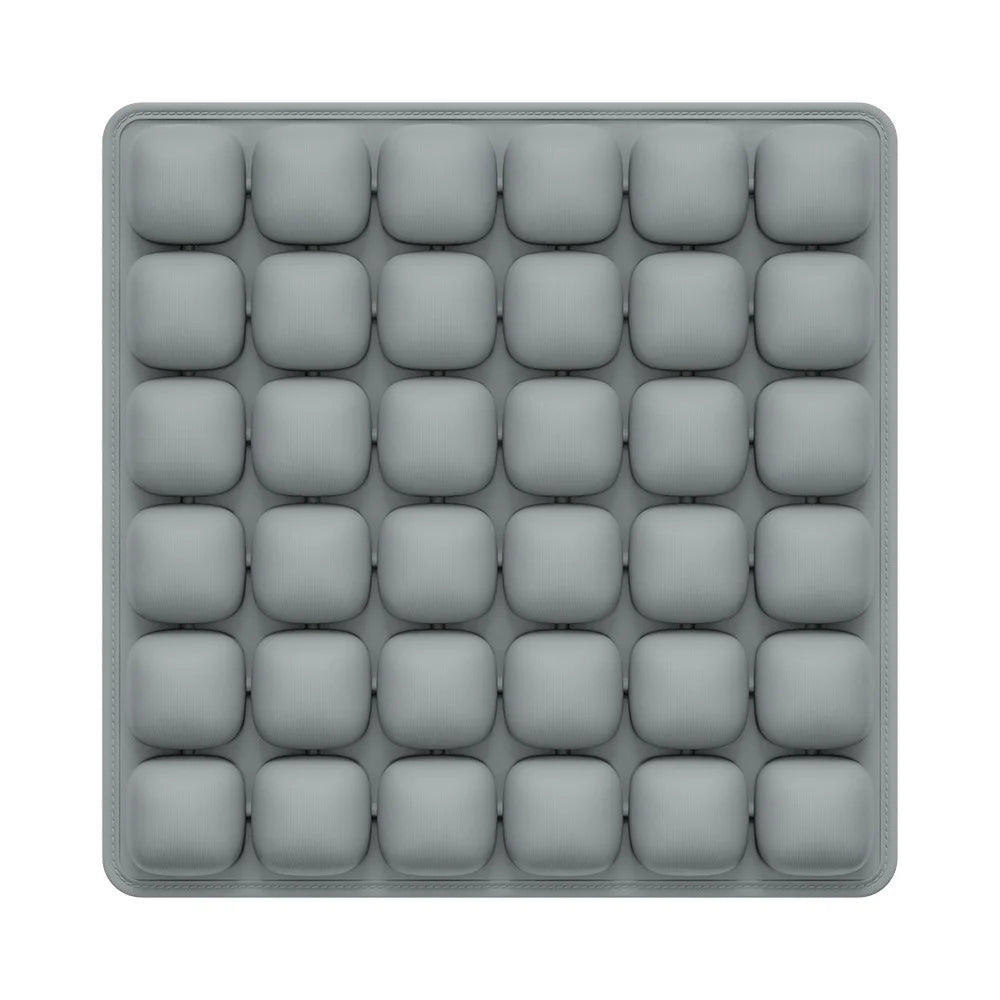 Inflatable Seat Cushion 3D Air Seat Cushion Inflatable Chair Pad for Office Chair Wheelchair - 003-HG001GRY01 / 44x44cm