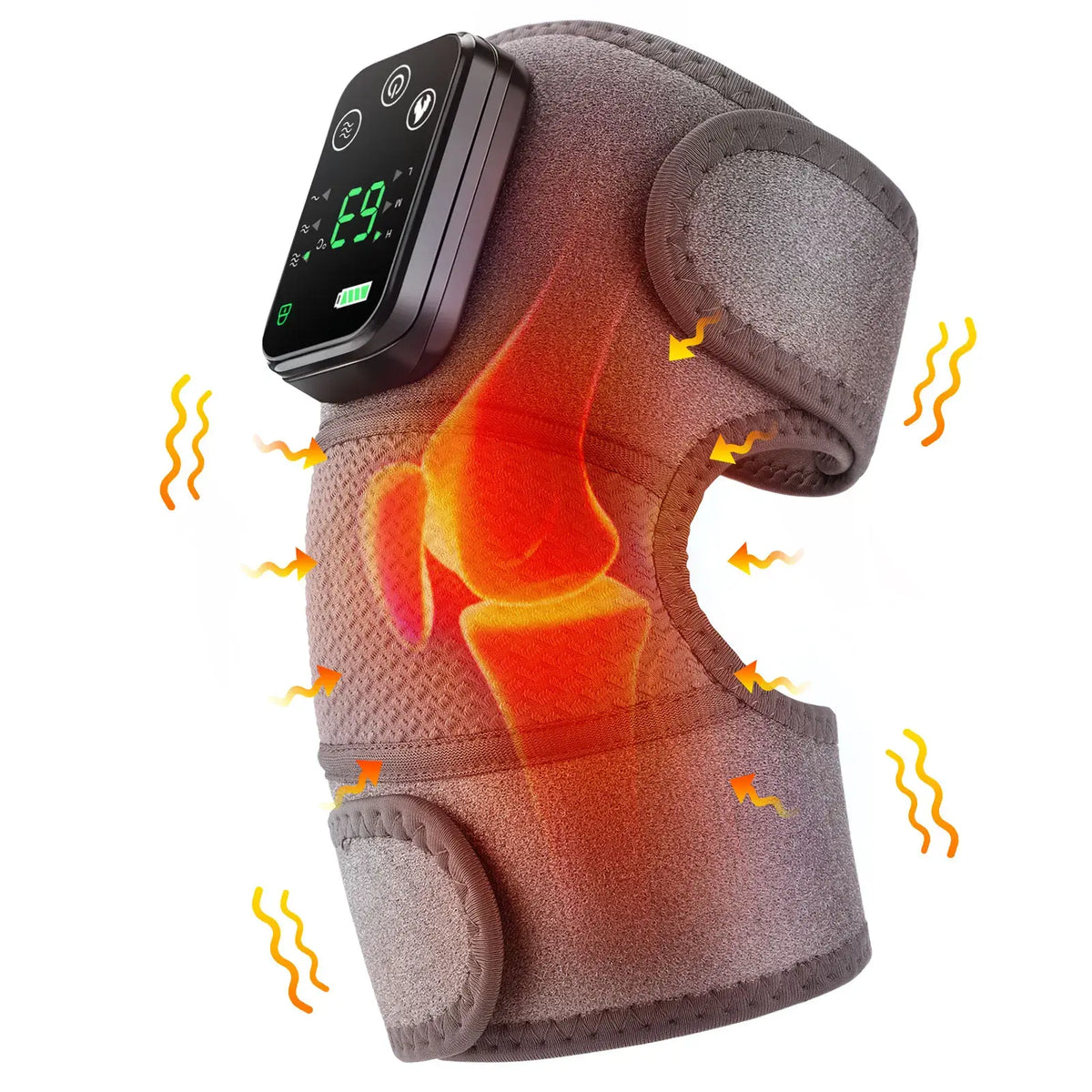 Intelligent Electric Heating Knee Protection Massage Warm Compress Joint Protection Neck Shoulder Knee Vibration Device - Nexvibe