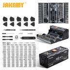 JAKEMY 180In1 Black Precision Cordless Electric Screwdriver Set,Magnetic Bits Multifunction Repair Kit
