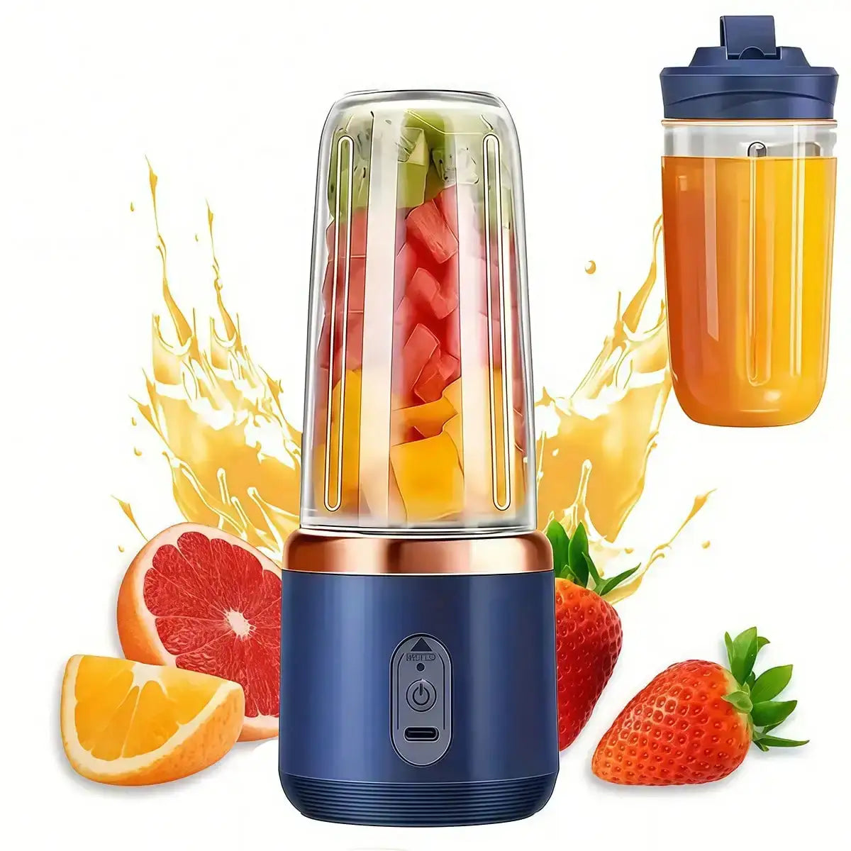 Juicer Blender for Kitchen & Gym, Powerful Fruit & Vegetable Blender with Juice Cup, Ideal Gift for Mom, Household Appliances - Nexvibe