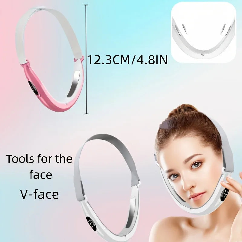 Lady Health Care V-Line Electric Face Massager Double Chin Eliminator Vibration Facial Vibration Massage Fat Reducer