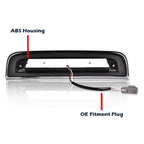 Led Rear Third Brake Light Lamp Fit for 2014-2018 Chevy Silverado Gmc Sierra X Style 3D Led Bar Black Dot-Certified 23509162 - Nexvibe