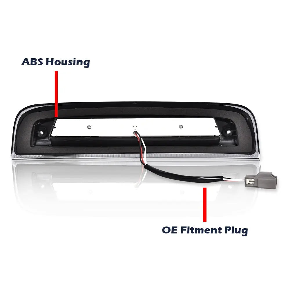 Led Rear Third Brake Light Lamp Fit for 2014-2018 Chevy Silverado Gmc Sierra X Style 3D Led Bar Black Dot-Certified 23509162 - Nexvibe