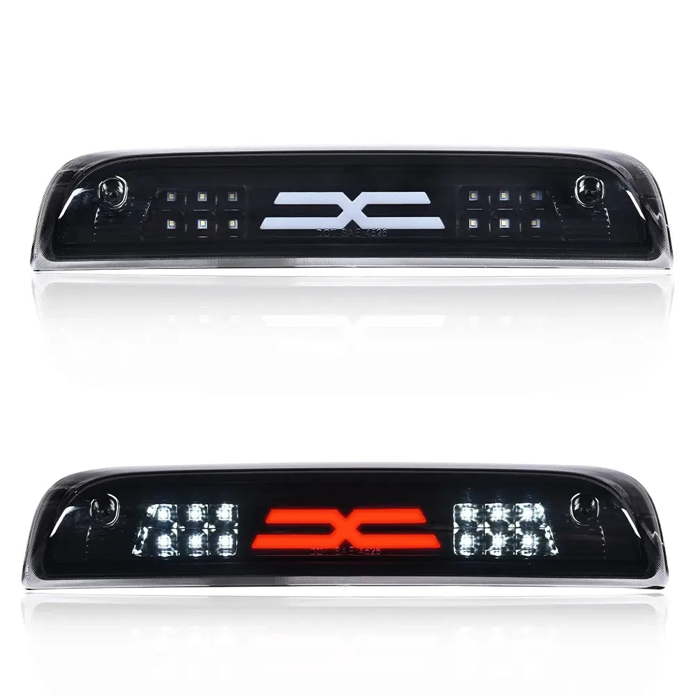 Led Rear Third Brake Light Lamp Fit for 2014-2018 Chevy Silverado Gmc Sierra X Style 3D Led Bar Black Dot-Certified 23509162 - Nexvibe