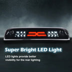 Led Rear Third Brake Light Lamp Fit for 2014-2018 Chevy Silverado Gmc Sierra X Style 3D Led Bar Black Dot-Certified 23509162 - Nexvibe