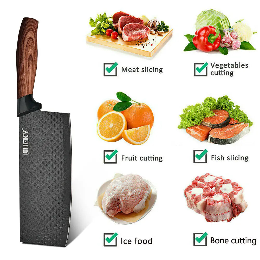 MDHAND Kitchen Knife Set Stainless Steel Knife 6-Piece Kitchen Tool Set Fruit Knife Essential Cooking Tools