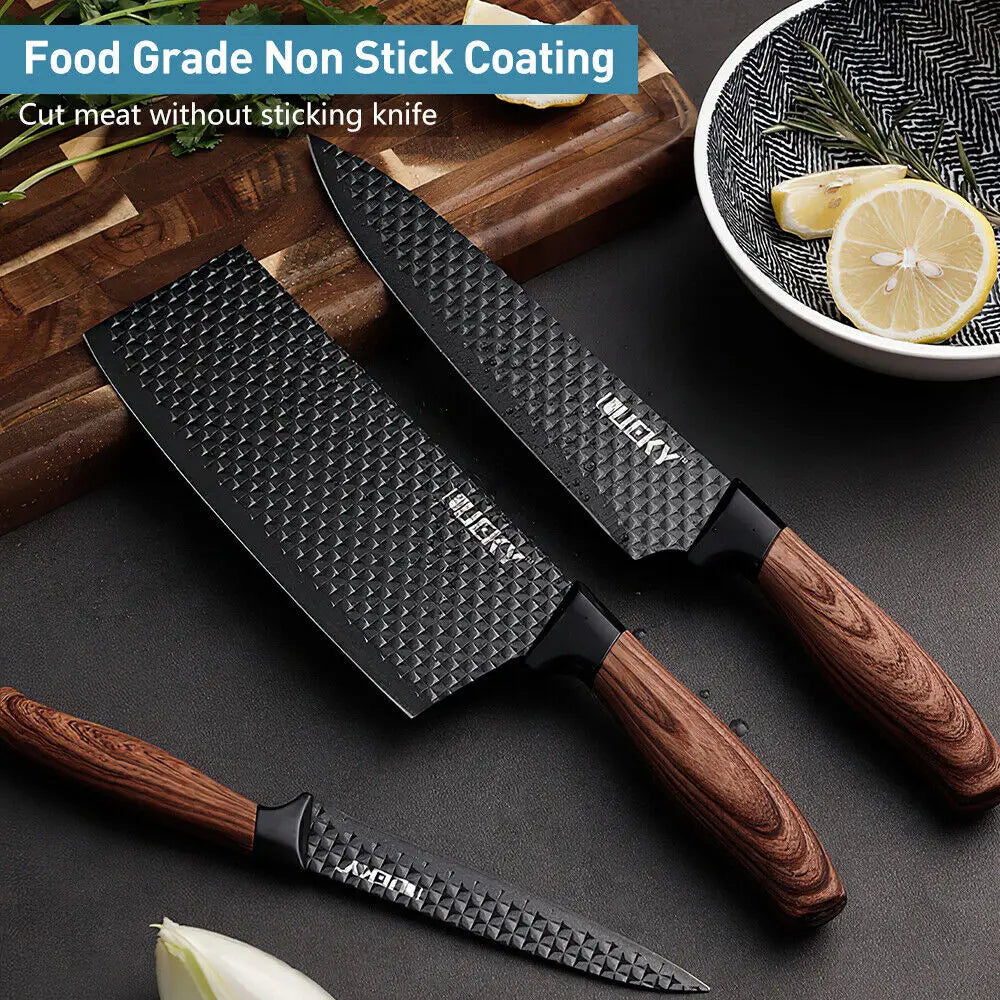 MDHAND Kitchen Knife Set Stainless Steel Knife 6-Piece Kitchen Tool Set Fruit Knife Essential Cooking Tools