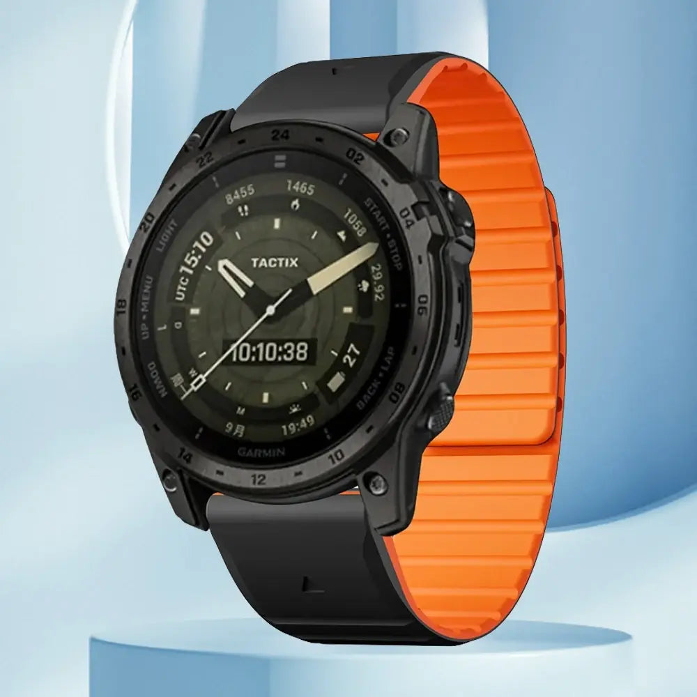 Magnetic Silicone Strap For Garmin Fenix 8 47mm 51mm 7 7x 6 6X Pro 5X 5Plus 22/26mm QuickFit Bracelet For Gen 2/Descent Mk1 Band - Nexvibe