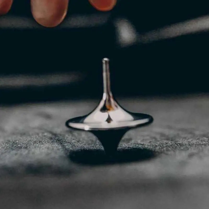 Metal Gyro Hot Movie Totem Silver Hand Spinning Top Fingertips Small Cyclone Gyroscope Antistress Fidget Toys For Children Gifts - Nexvibe