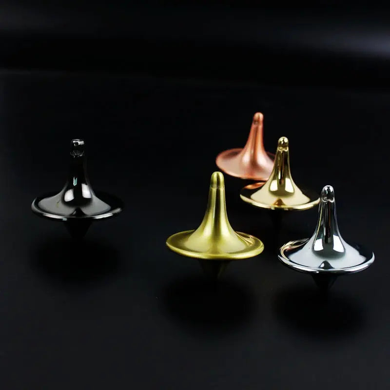 Metal Gyro Hot Movie Totem Silver Hand Spinning Top Fingertips Small Cyclone Gyroscope Antistress Fidget Toys For Children Gifts - Nexvibe