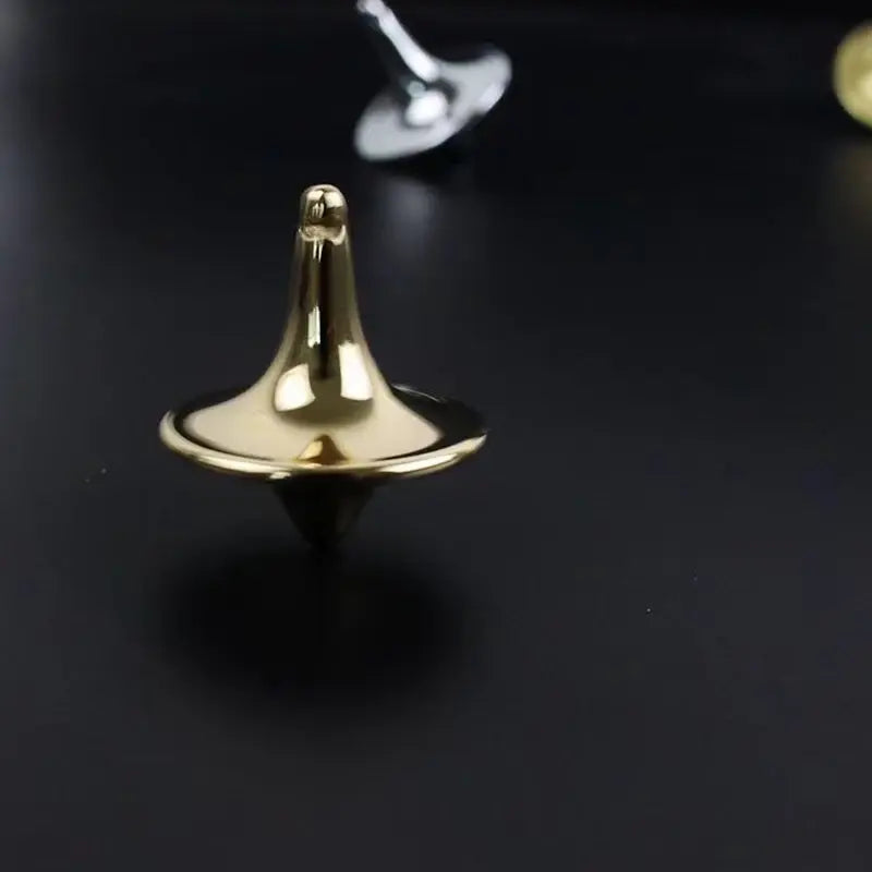 Metal Gyro Hot Movie Totem Silver Hand Spinning Top Fingertips Small Cyclone Gyroscope Antistress Fidget Toys For Children Gifts - Nexvibe