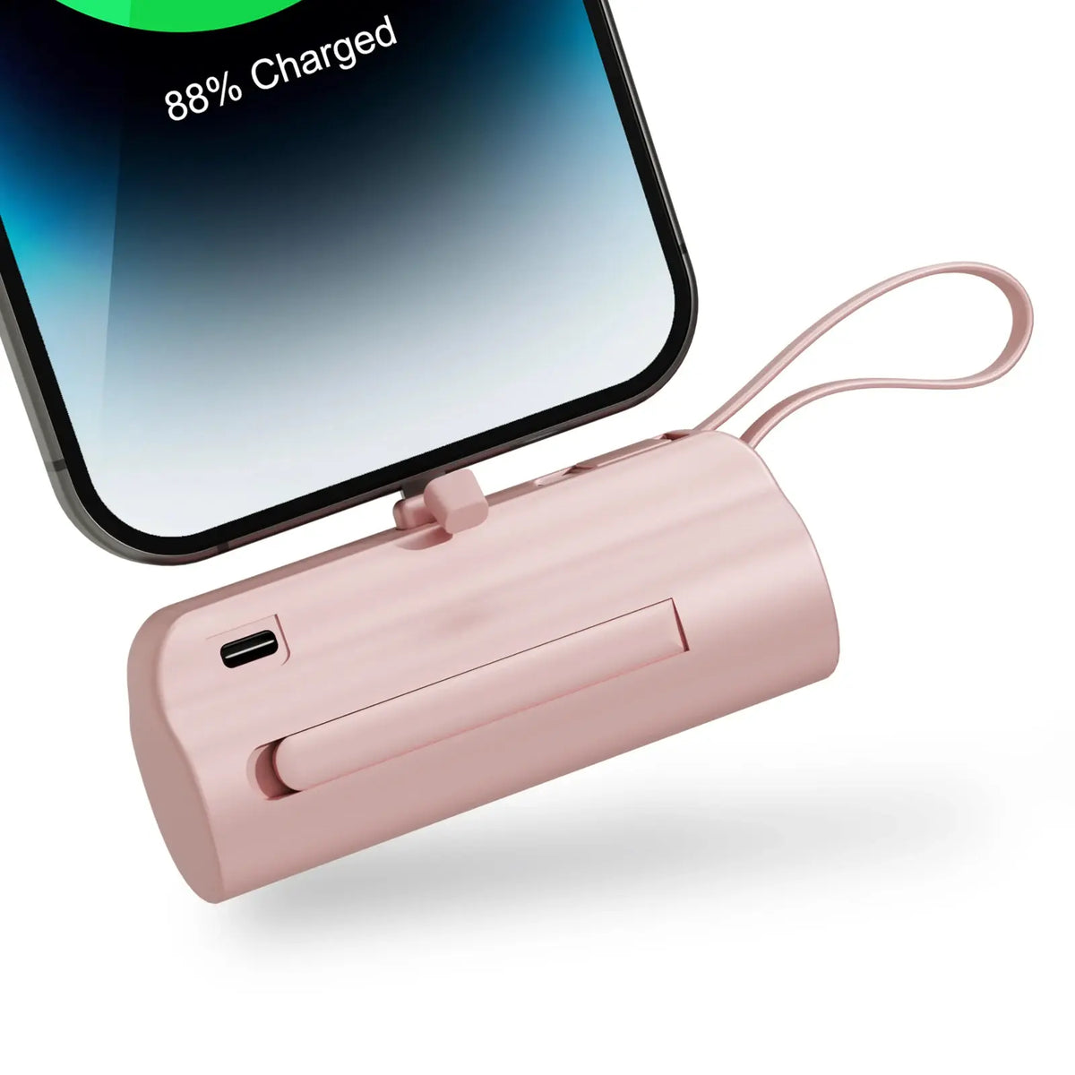 Mini Power Bank Portable 4500mAh Power Phone Charger Capsule Dual USB-C Ports For IPhone16/ 15/15 plus/15 pro/15 pro