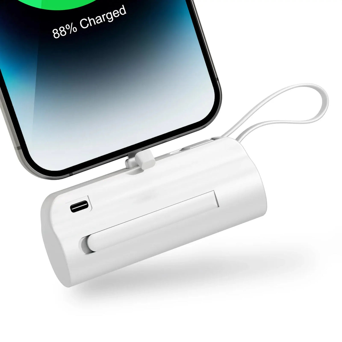Mini Power Bank Portable 4500mAh Power Phone Charger Capsule Dual USB-C Ports For IPhone16/ 15/15 plus/15 pro/15 pro