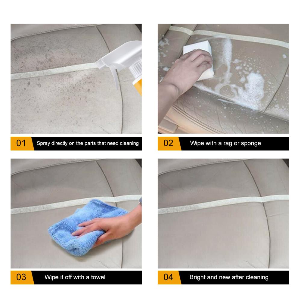 Multi-Purpose Foam Cleaner Leather Seat Foam Head Cleaner Car Interior Decontamination Cleaning - default title