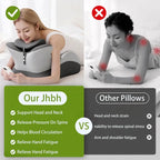 Multifunctional Memory Foam Prone Reading Pillow Relieve Neck Arm Fatigue Removable Headrest Anti-Slip Ideal for Bed Reading Wat - Nexvibe