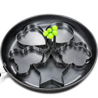 New Stainless Steel Fried Egg Mold Heart Pancake Maker Breakfast Baking Omelette Rings Cooking Tools Kitchen Accessories Gadget - Nexvibe