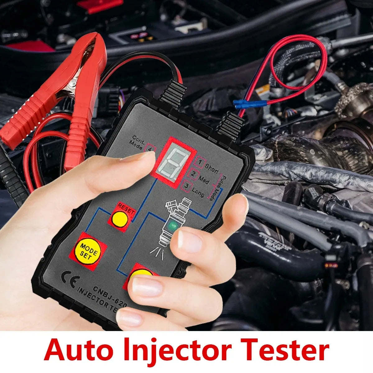 Newest Fuel System Scan Tool Automotive Cleaning Tool Kit Injector Flush Cleaner Car Fuel Injector Tester Portable 4