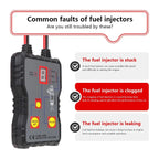 Newest Fuel System Scan Tool Automotive Cleaning Tool Kit Injector Flush Cleaner Car Fuel Injector Tester Portable 4