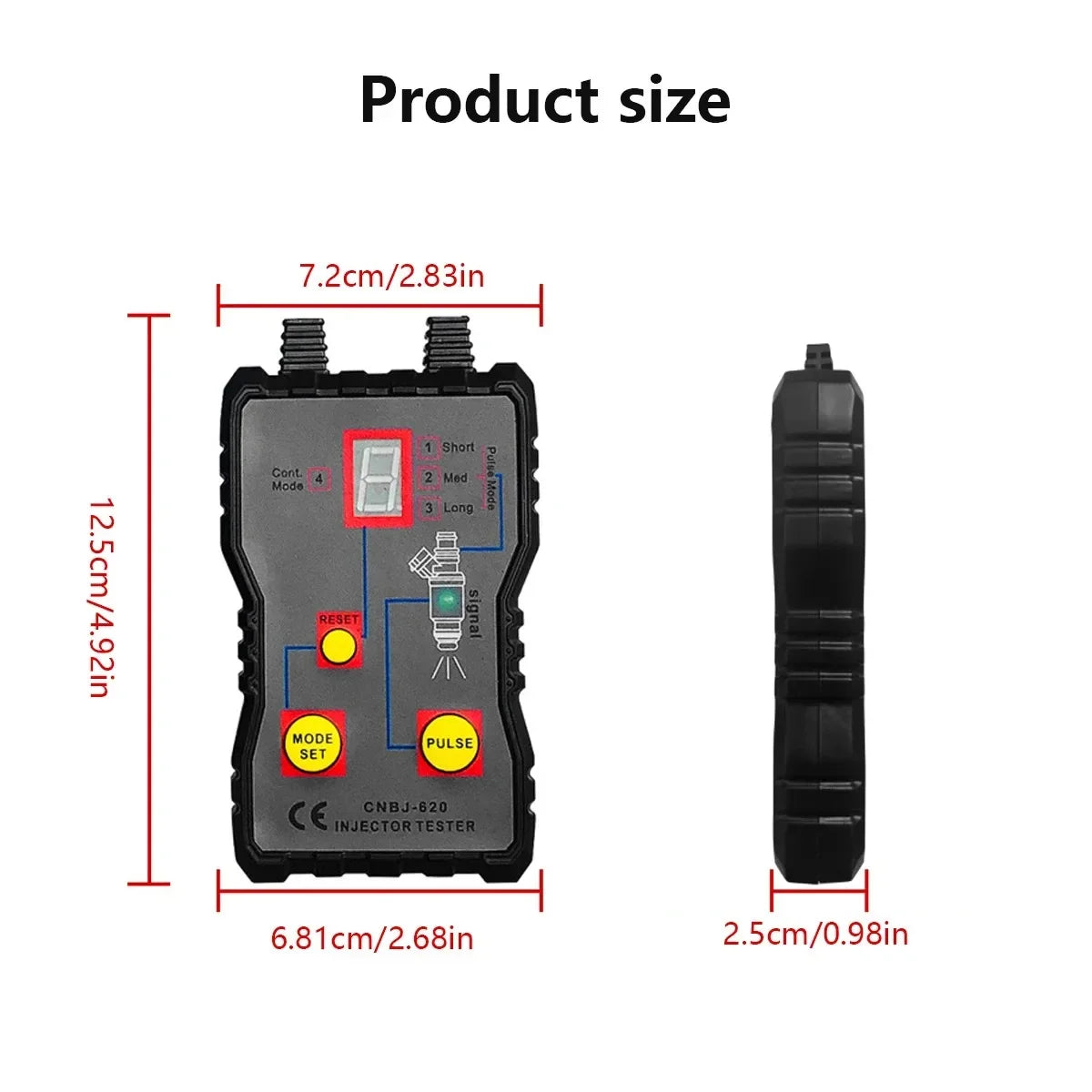 Newest Fuel System Scan Tool Automotive Cleaning Tool Kit Injector Flush Cleaner Car Fuel Injector Tester Portable 4