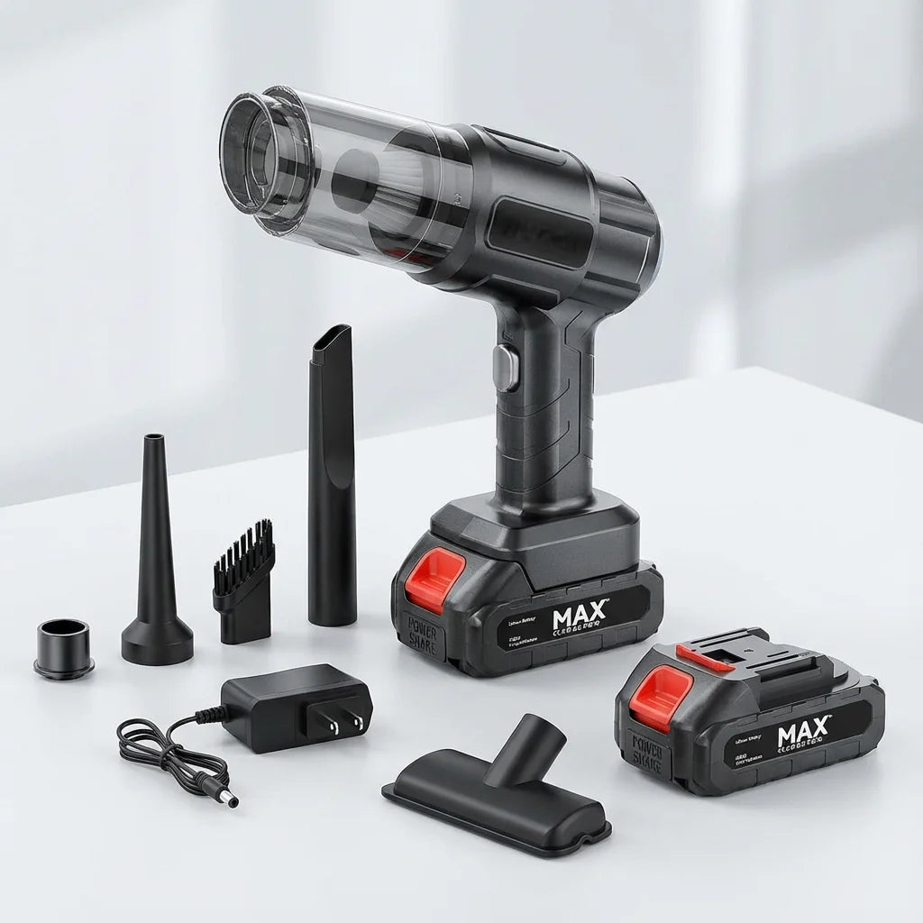 Newly Upgraded Cordless Handheld Car Vacuum Cleaner, Washable Dual Filtration Low Noise Operation. Suitable for Both