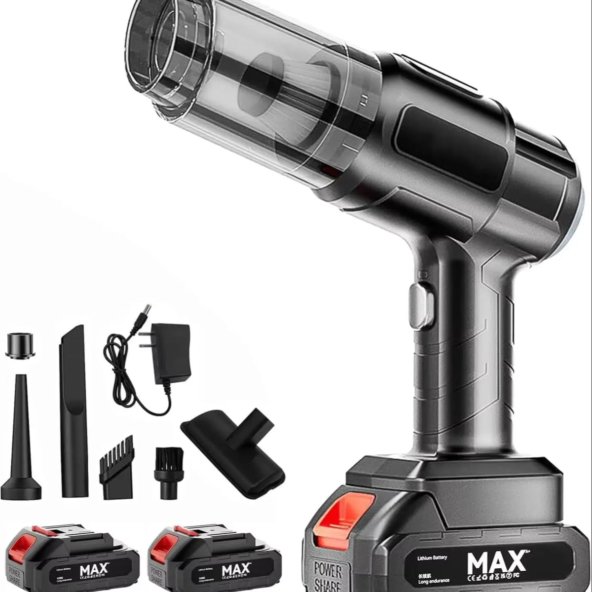 Newly Upgraded Cordless Handheld Car Vacuum Cleaner, Washable Dual Filtration Low Noise Operation. Suitable for Both