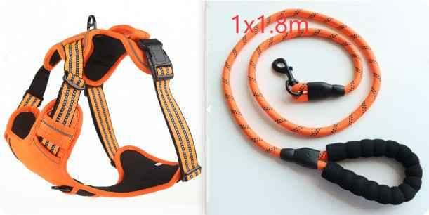 Dog Harness No Pull Breathable Reflective Pet Harness Vest