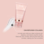 Collagen Overnight Wrapping Peel Off Facial Mask Set Korean Collagen Night Wrapping Mask Deeply Hydrates Night Care Mask Cream