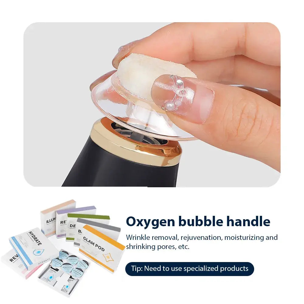 Oxygen Bubble Pen 7 Color Facial CO2 Oxygen Bubble Machine Can Be Matched Serum Gel Facial Skin Care Device Facial SPA CO2 - Nexvibe