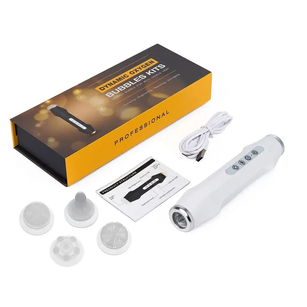 Oxygen Bubble Pen 7 Color Facial CO2 Oxygen Bubble Machine Can Be Matched Serum Gel Facial Skin Care Device Facial SPA CO2 - Nexvibe