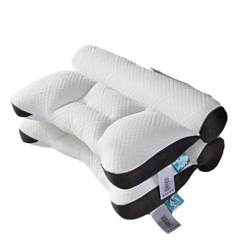 Pillow Cervical Vertebra Pillow Core Super Ergonomic Pillow Orthopedic Cervical Contour Pillow Neck Pillow for Neck Relief - Nexvibe