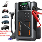 Portable Car Jump Starter With Air Compressor 3000A Peak(7.5L Gas 6.5L Diesel) Jump Starter Battery PackWith150 PSl