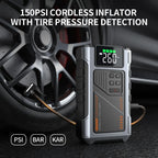 Portable Car Jump Starter With Air Compressor 3000A Peak(7.5L Gas 6.5L Diesel) Jump Starter Battery PackWith150 PSl