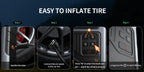 Portable Car Jump Starter With Air Compressor 3000A Peak(7.5L Gas 6.5L Diesel) Jump Starter Battery PackWith150 PSl