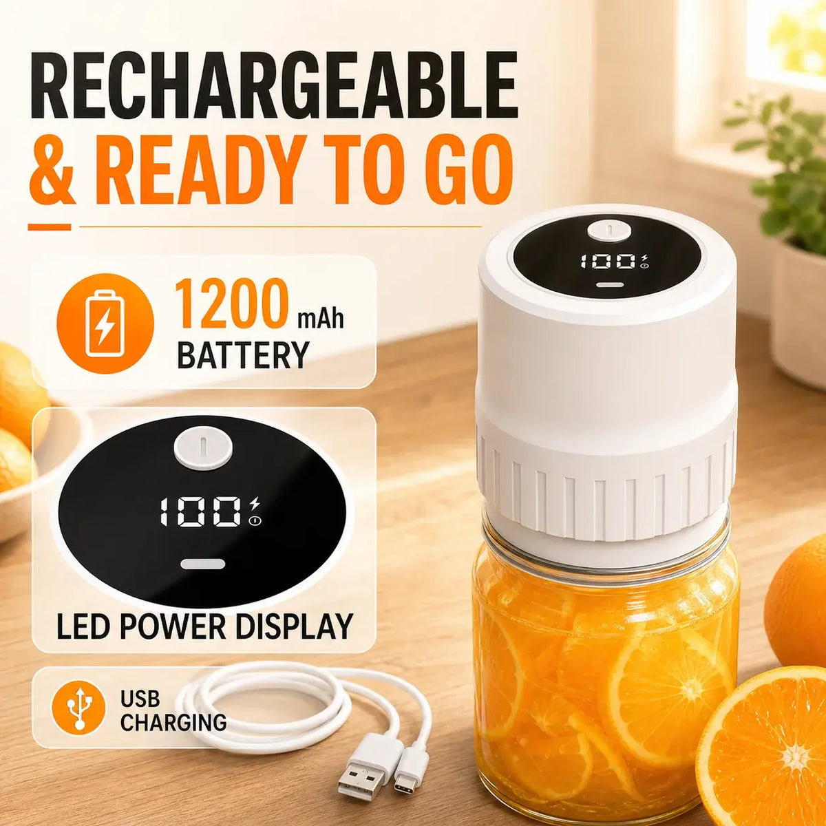 Portable Electric Vacuum Sealer Powerful Air Extraction LED Power Display USB Charging Compatible