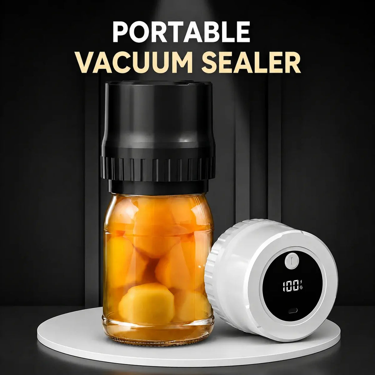 Portable Electric Vacuum Sealer Powerful Air Extraction LED Power Display USB Charging Compatible