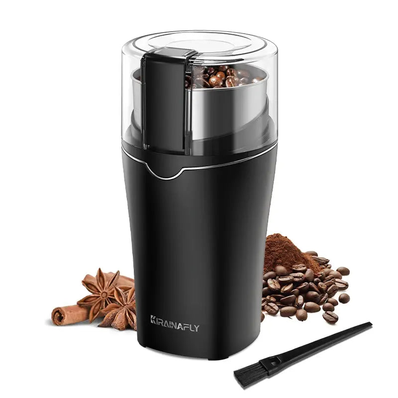 Professional Coffee Grinder with Removable Stainless Steel Cup Coffee Beans Grinder for Spices Herb Grain Mill