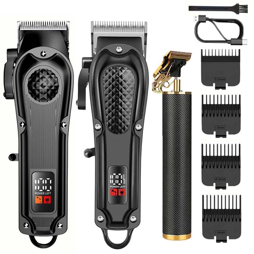 Professional Hair Clipper for Men Electric Barber Clipper Cordless Rechargeable Hair Cutting Clippers Men’s Hair