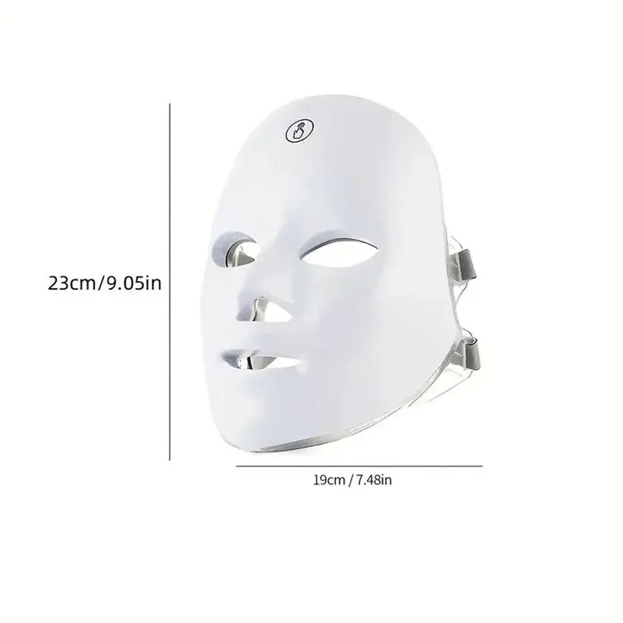 Rechargeable 7-color LED face mask facial care tool - Nexvibe