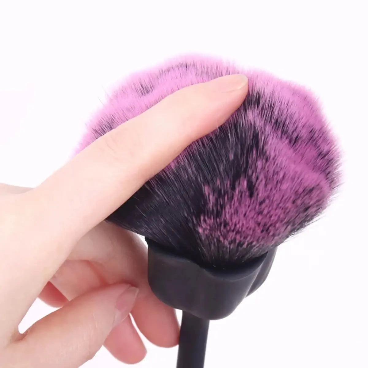 Rose-shaped Soft Brush For Manicure Nail Art Dust Brush Nail Dust Brush Gel Polish Dust Cleaning Nail Brushes Tool Nail Supplies - Nexvibe