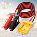 Jumper Cable Clamps with Power Wheel Battery Adapter For DE.WALT 20V Batteries Jumper Starter for Car Jump Starting Using Tool