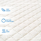 Curved Plaid Fitted Sheet, 30cm Deep Pocket. Available in Twin, Full, Queen, King and 7 colors. Waterproof, soft, breathable, wrinkle-resistant and snug-fitting, perfect for bedroom use as daily bedding.
