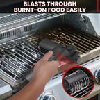 Electric BBQ Cleaning Brush, Rotating BBQ Cleaning Tool, 3 Speed Settings, 2600mAh, Suitable for Outdoor BBQ Grills, Steam BBQ Cleaning Brush Accessories