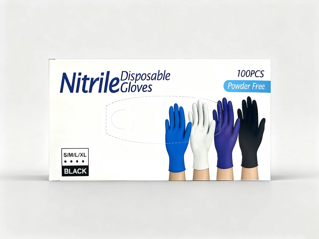 Heavy Duty White Nitrile Gloves, Anti-Slip & Cut Resistant, Perfect for Kitchen, Gardening, Car Wash, Industrial Cleaning